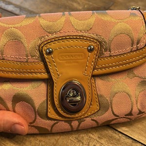 Cartera clásica vintage tipo bolso de mano o de mano de Coach