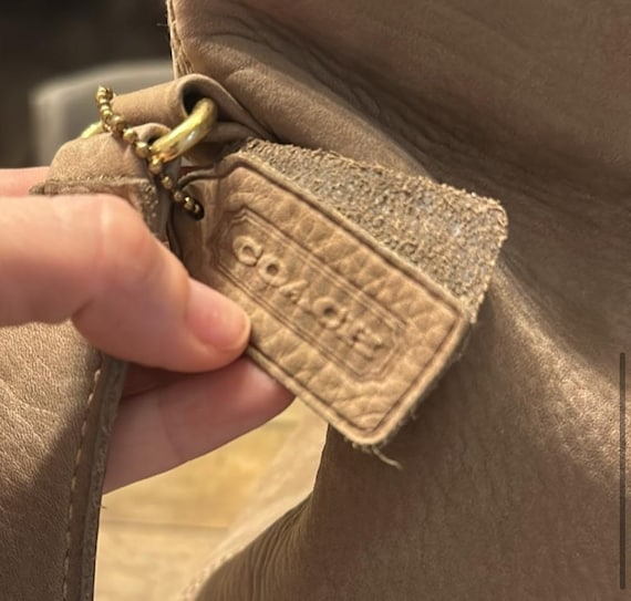 Vintage COACH Medium Bucket Zip Nubuc Shoulder Bag Purse 4932 - Etsy