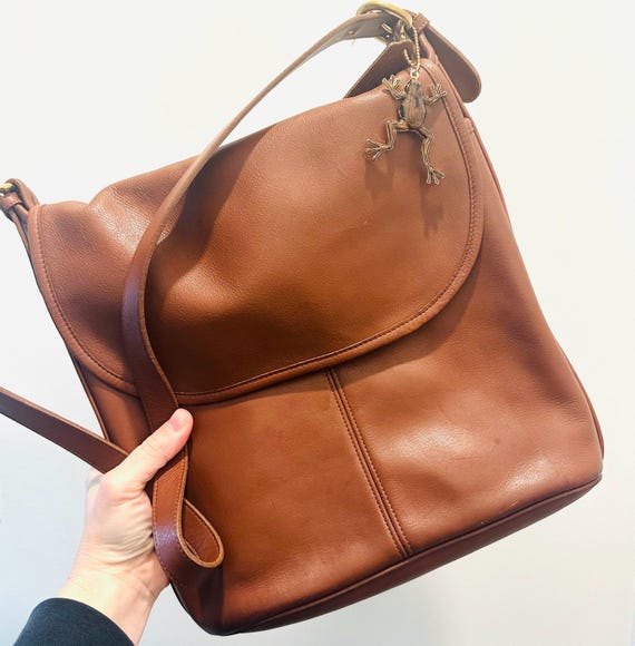 Vintage Coach Whitney bag 4115 PEAR バッグ Vintage Coach 4115 Whitney Flap Crossbody Bag British Tan - Etsy