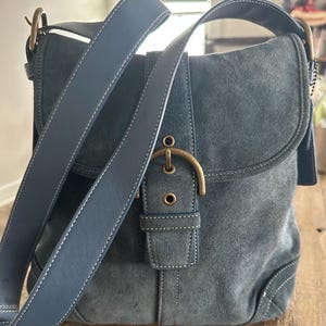 Vintage COACH Soho Suede Shoulder Bag 9482
