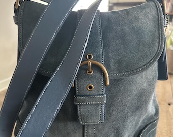 Vintage COACH Soho Suede Shoulder Bag 9482