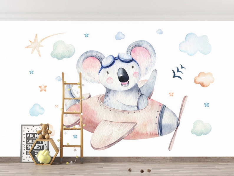 Koala Wallpaper Oakland Mall Animal Kids mart Room Décor Wal