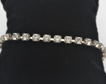 bracelet vintage des années 60 en strass