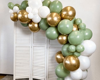 Ballongirlanden-Kit DIY Eukalyptus