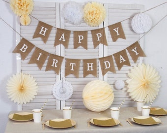 Happy Birthday Girlande - DECORAMI