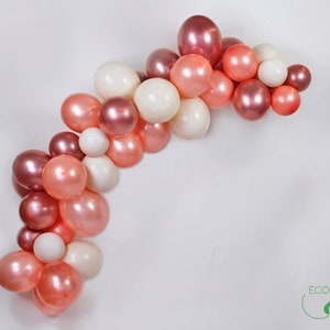 Ballongirlanden-Kit DIY Double stuffed Roségold