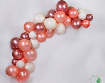 Ballongirlanden-Kit DIY Double stuffed Roségold