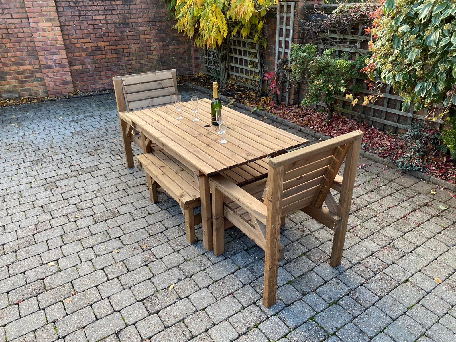 Staffordshire Garden Furniture 4ft 6inch Garden Table Set Etsy UK