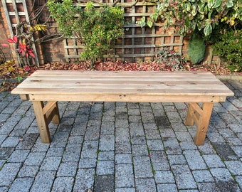 Wooden Form Bench (To Fit 6ft Table) - Fully Assembled