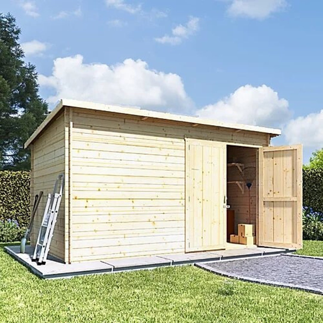 Staffordshire Outbuildings 12 X 6ft Pent Interlocking Garden Etsy UK