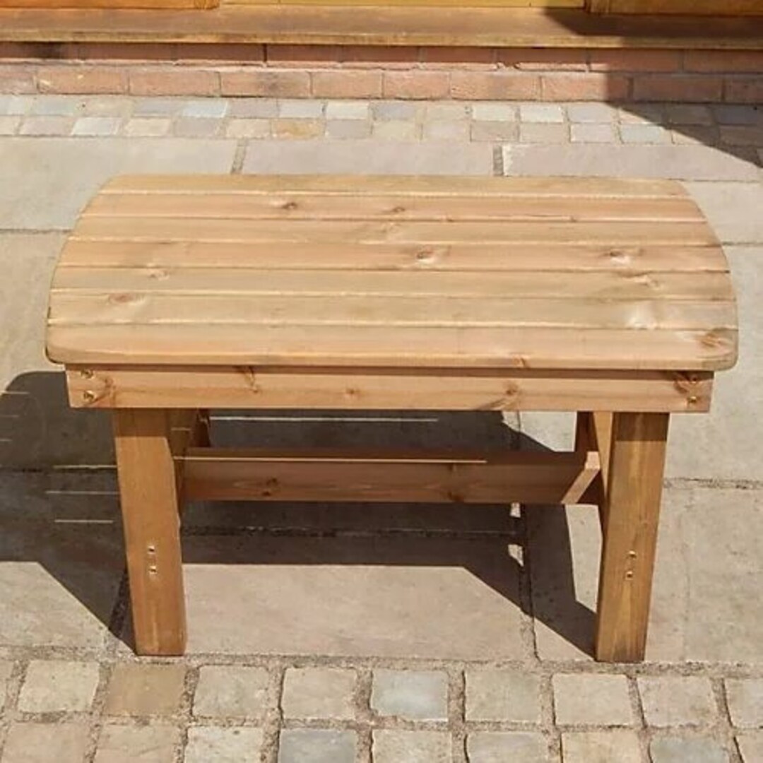 Wooden Garden Coffee Table Etsy UK
