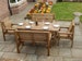 Staffordshire Garden Furniture - 6ft Table Set with 2 Benches & 2 Chairs 
