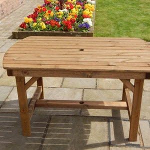 Wooden Garden 4ft 6 Inch Table