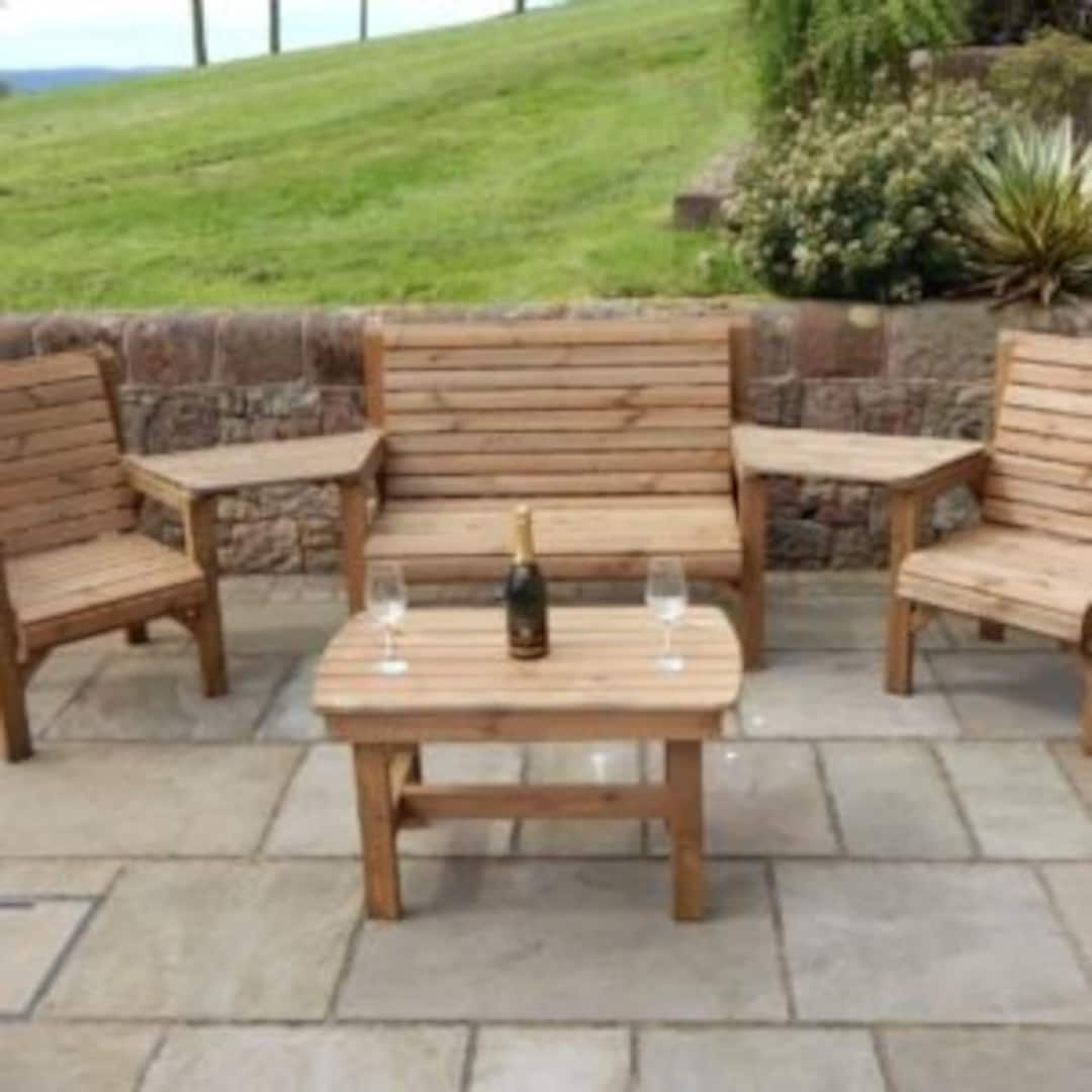 Garden bench and coffee table hotsell