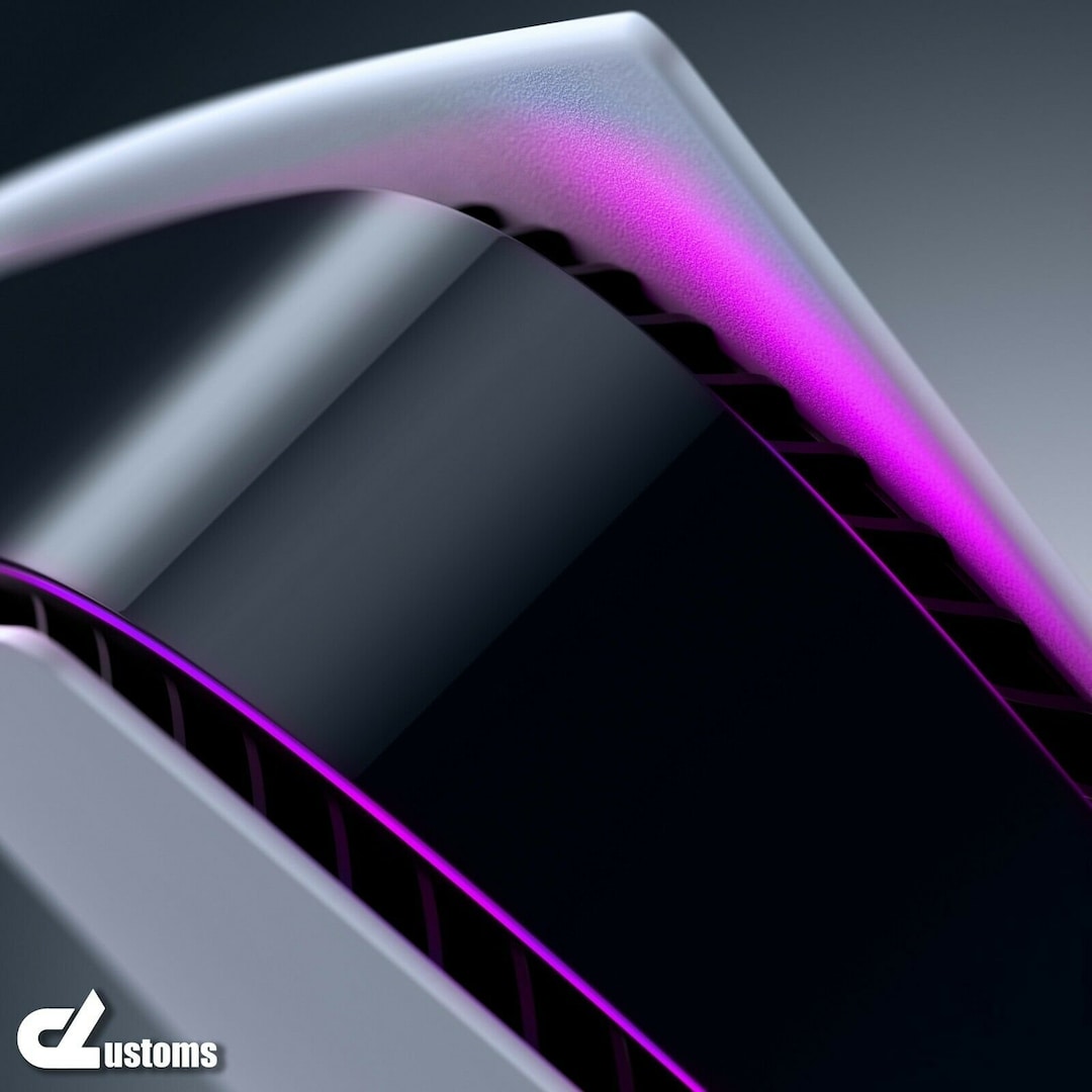 Playstation 5 LED Statusbar Light Magenta Aufkleber / PS5 LED Lightbar