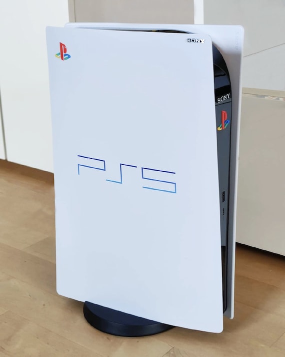 Retro PS5 Logo Sticker, 7 Colors, PS2 Logo Vinyl Decal Sticker for