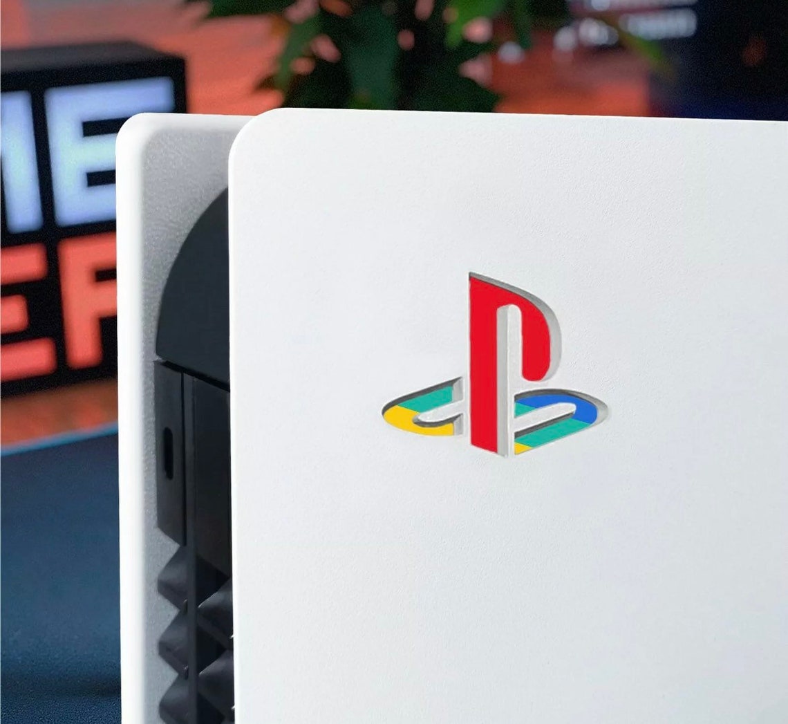PS5 Logo Classic Retro Playstation 5 Vinyl Aufkleber Skin Etsy