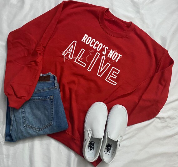 Roccos Not Alive Sweatshirt Elmo Zoe Rocco Etsy Canada