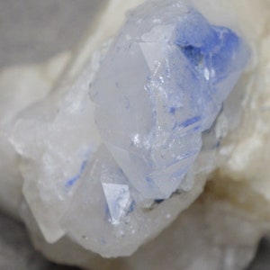 Dumortierite Quartz Cluster Specimen Bundle Three Pieces