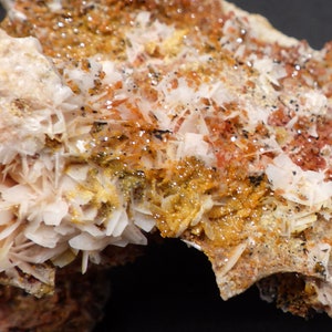 Barite (Baryte) with Vanadinite Great Colors and Sparkle