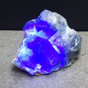 Nice UV Green Cubes Madagascar Fluorite Specimen Nice Mineral Specimen