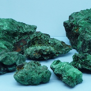 Velvet Malachite also called Silky Malachite or Fibrous Malachite