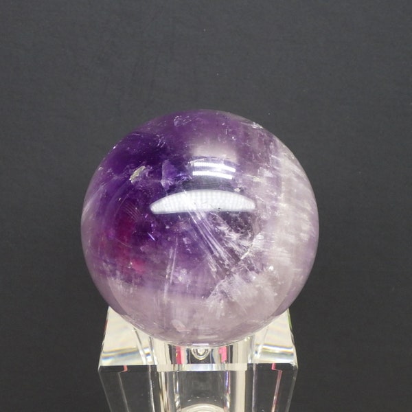 Great Deep Purple Amethyst Sphere Great Quality 1.9inches 49mm