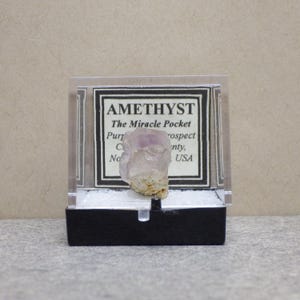 Great Amethyst Crystal Cluster North Carolina The Miracle Pocket Amethyst Specimen