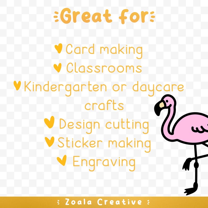 Simple Flamingo Outline Template, DIY Craft - Daycare Basic Clipart ...