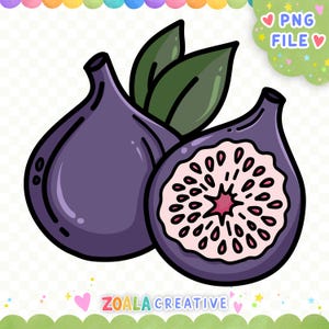 Simple Cartoon Fig Clipart - Basic Hand Drawn Art for Teachers,  Classrooms, Kids Education & Activities