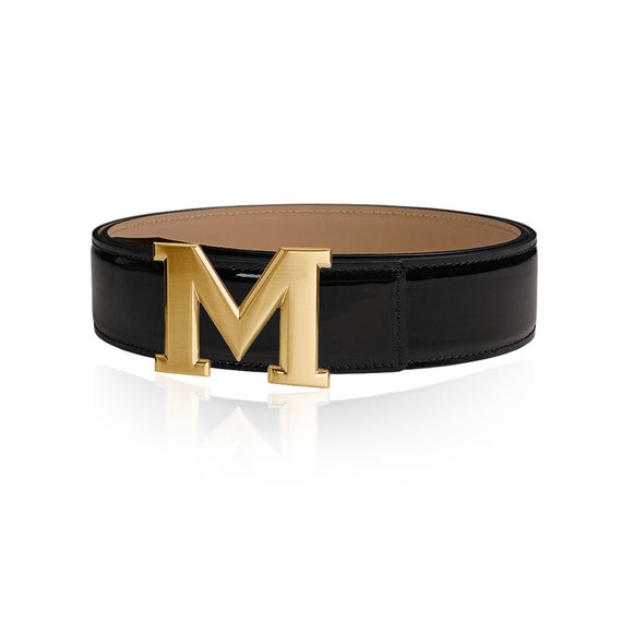 Louis Vuitton Initiales Belt In Black & Congnac Reversible Leather Gold  Buckle Size 32