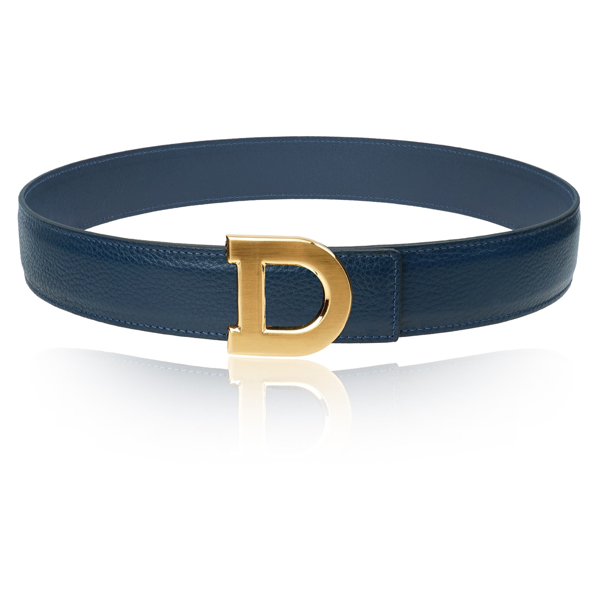 Gucci belt $600 vintage navy blue Interlocking buckle cloth belt Gucci Navy size S  main image 2