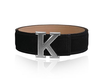 Reversible Belt Leather Belt Suede Belt Black 32 Mm 1.25