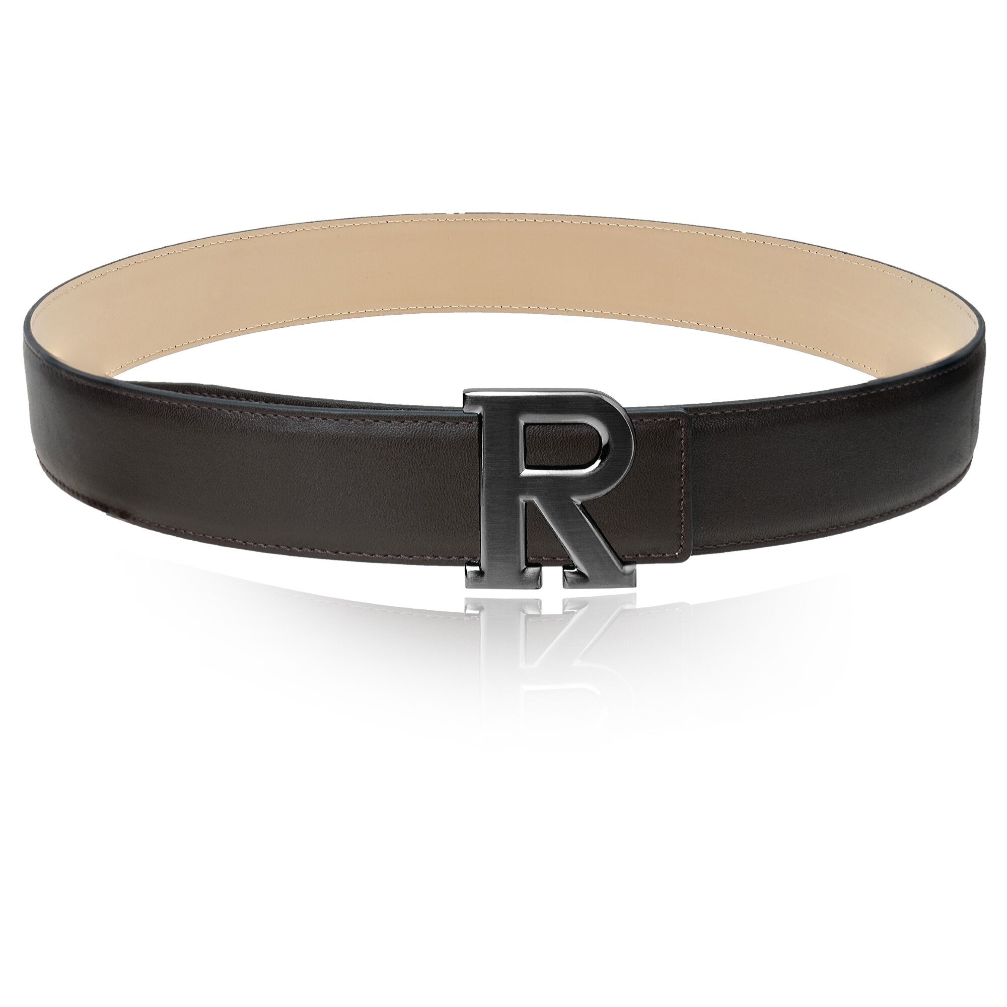 Reversible Leather Belt Dark Brown 40 Mm 1.5