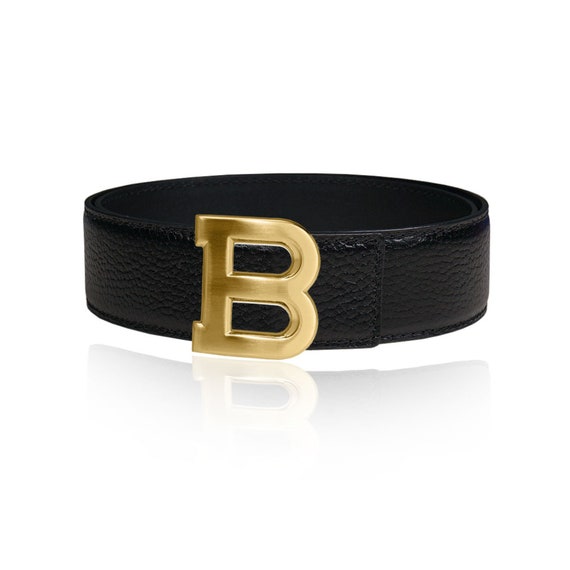 Reversible Leather Belt Black 40 Mm 1.5 display picture 2