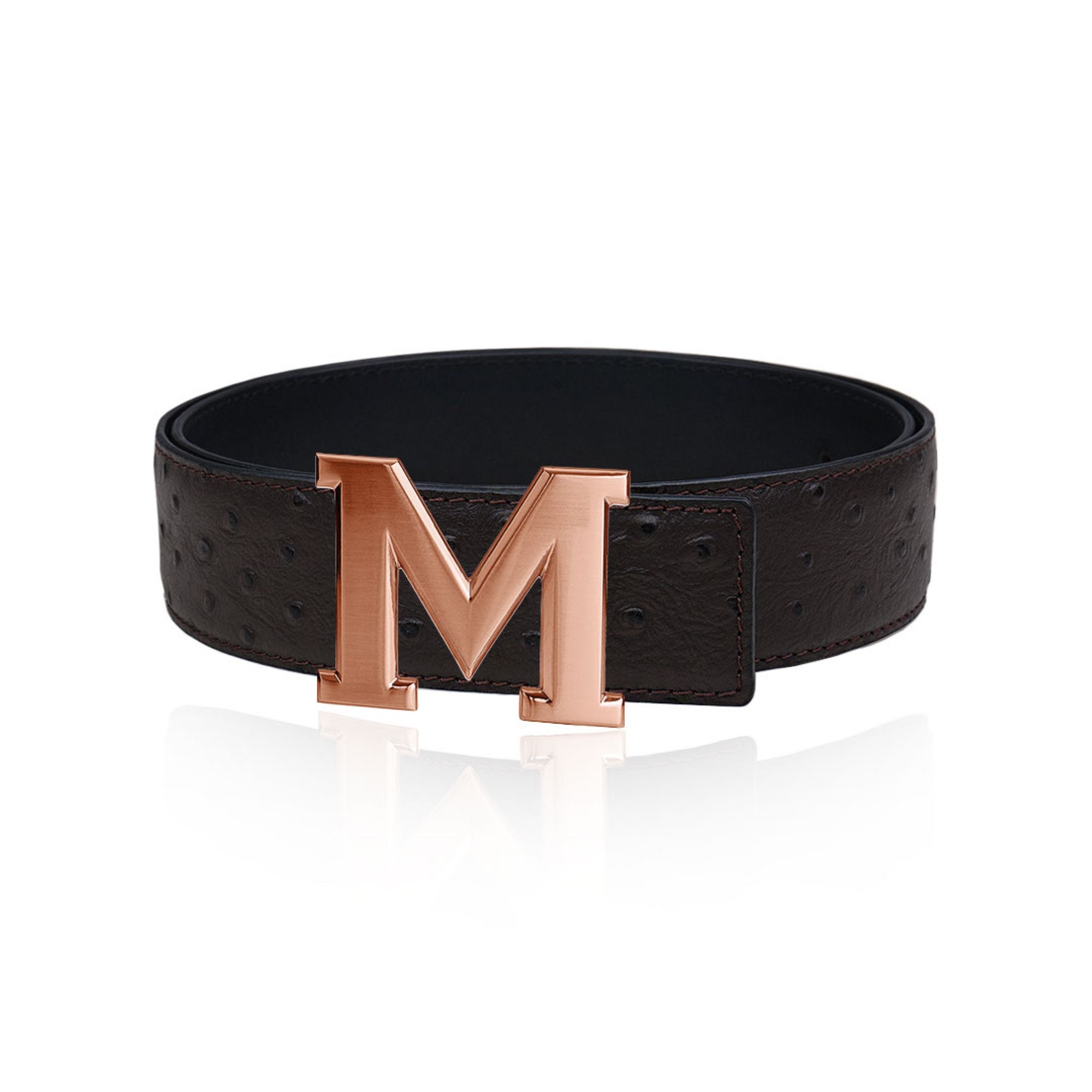 Mcm logo-buckle Reversible Belt - Pink