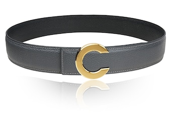 Alice & Olivia Stretchy Grey Gray Clip Belt Size Medium Y2K Retro Look Women main image 4