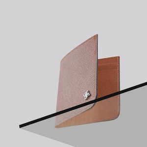 Cartera de hombre Epsomes cartera de cuero marrón claro - cartera de cuero - cartera de cuero de calidad clásica