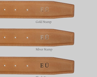 Handgemaakte leren riem Gepersonaliseerde lederen riem Aangepaste riem als kerstcadeau of cadeau