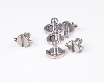 1 Paar Adapter 1/4 "Schrauben für Leder-Dual-Kameragurt oder Schulter-Kameragurt Verbindungsring