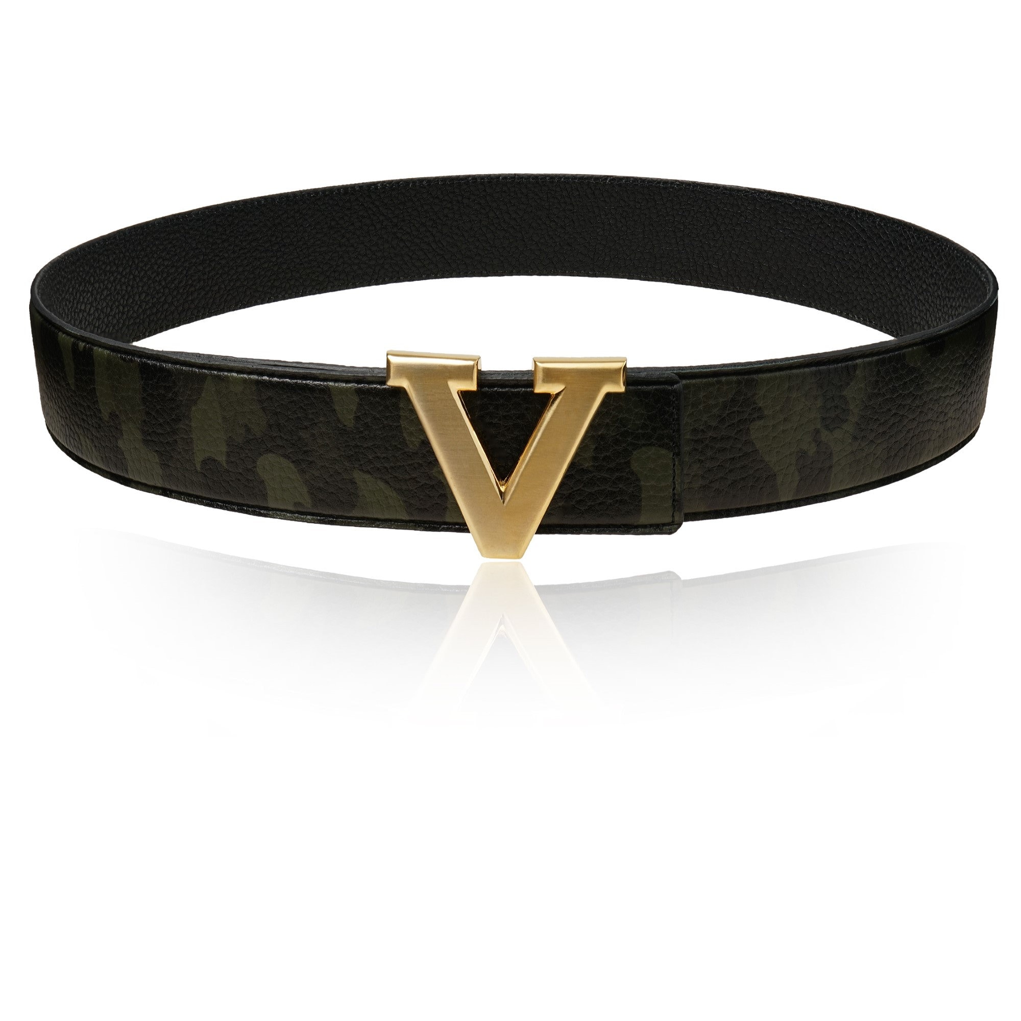 Louis Vuitton, Accessories, Louis Vuitton Belt Initials Black Gold 2mm  Size 80 Skinny Belt