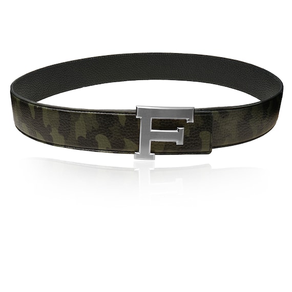 CARPET COMPANY LETHERBELT W BUCKLE CAMO Sueded Camo Belt