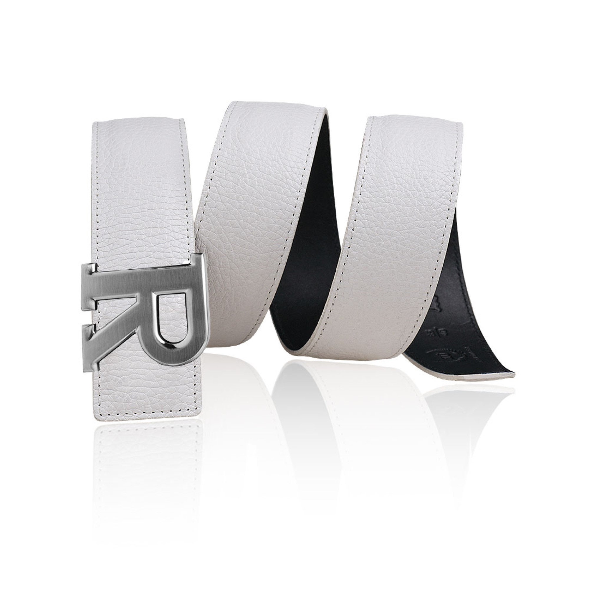 NWT BA&SH white leather belt withh silver buckle size 29.5 Blanc Swarovski Belt – Capsule NYC main image 4