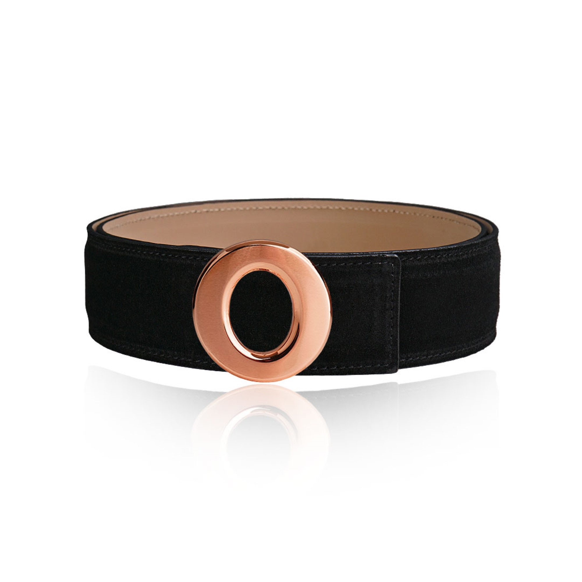 Reversible Belt Leather Belt Suede Belt Black 32 Mm 1.25