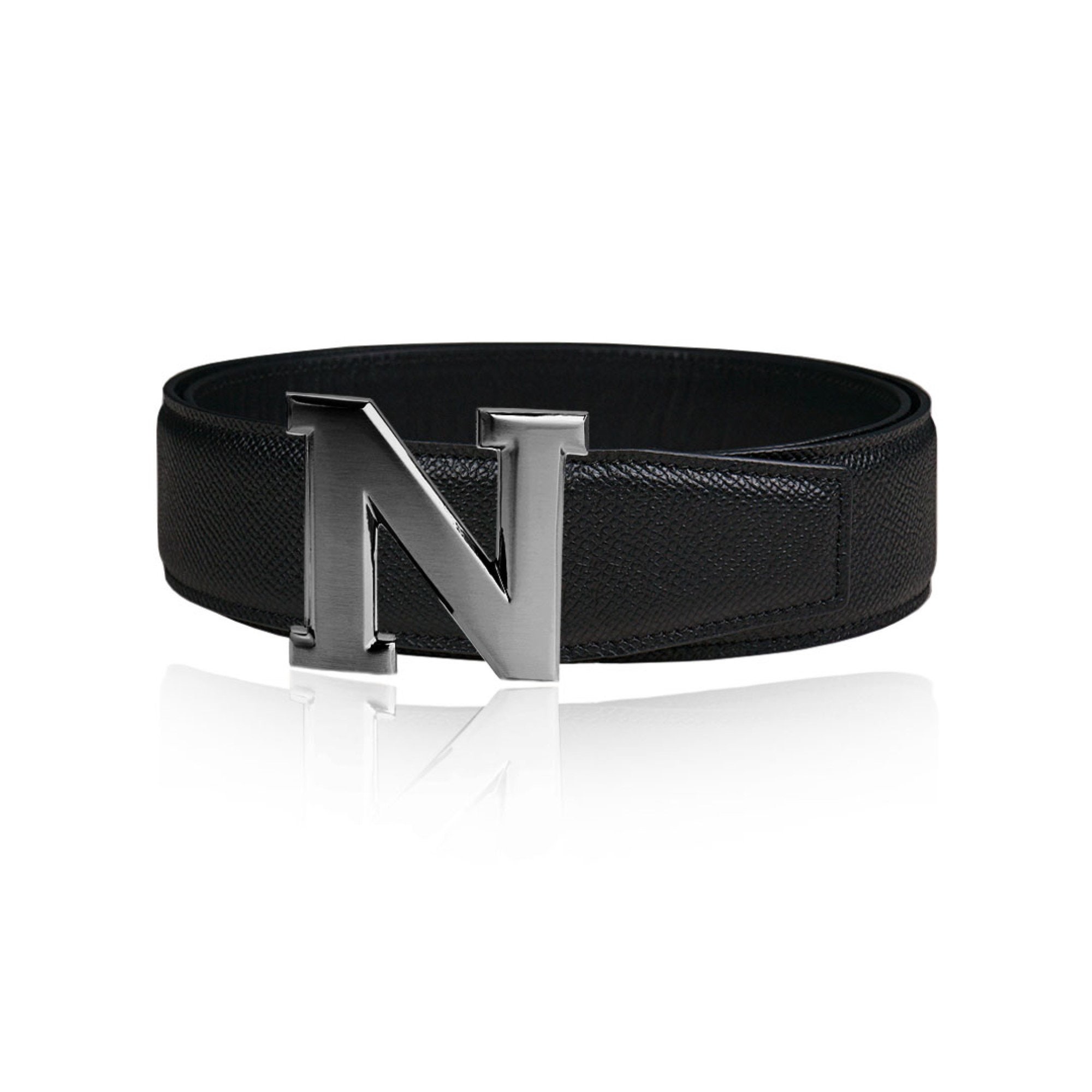 Reversible Leather Belt Epsomo Black 32 Mm 1.25 Reversible Leather Belt Epsomo Black 32 Mm 1.25