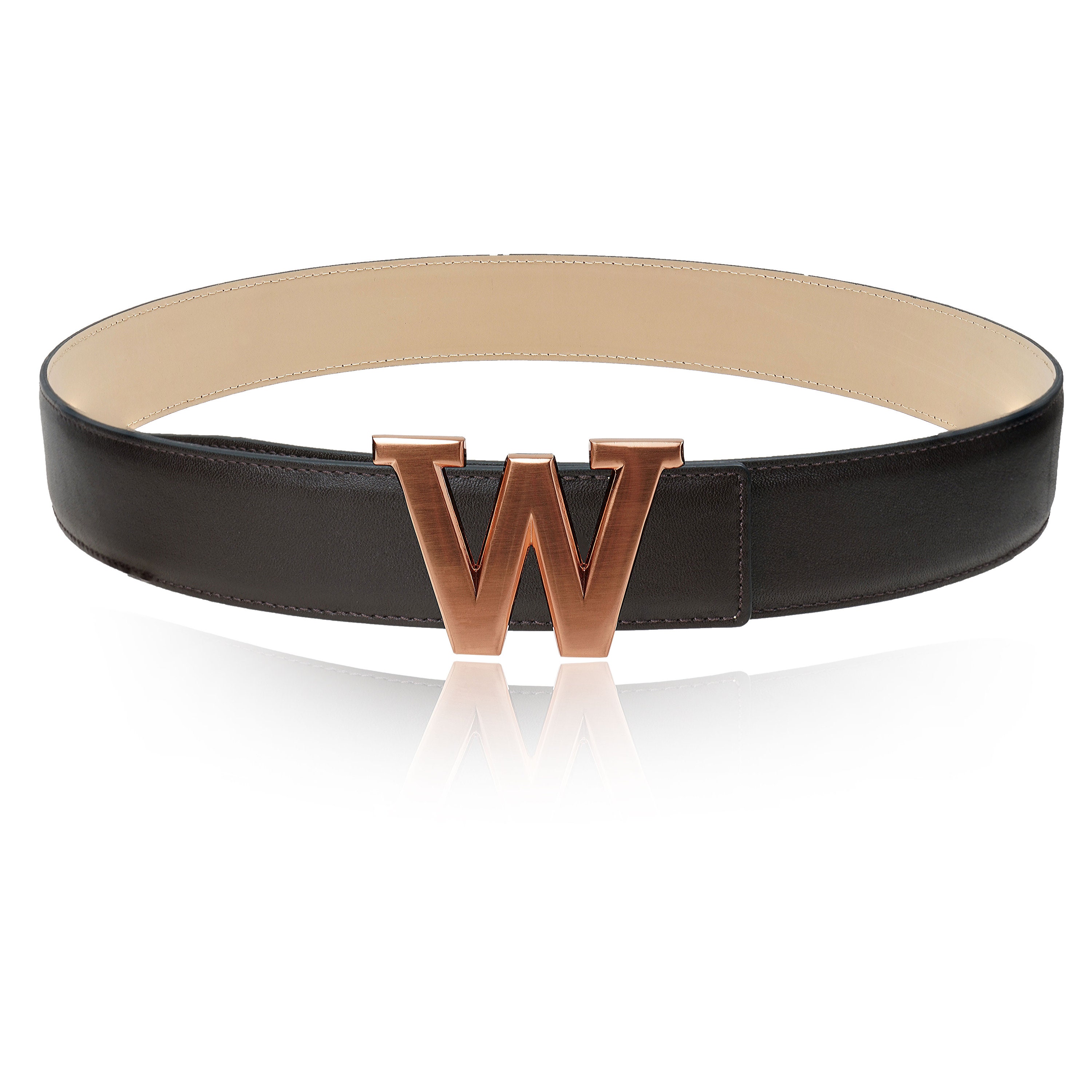 Reversible Leather Belt Dark Brown 40 Mm 1.5