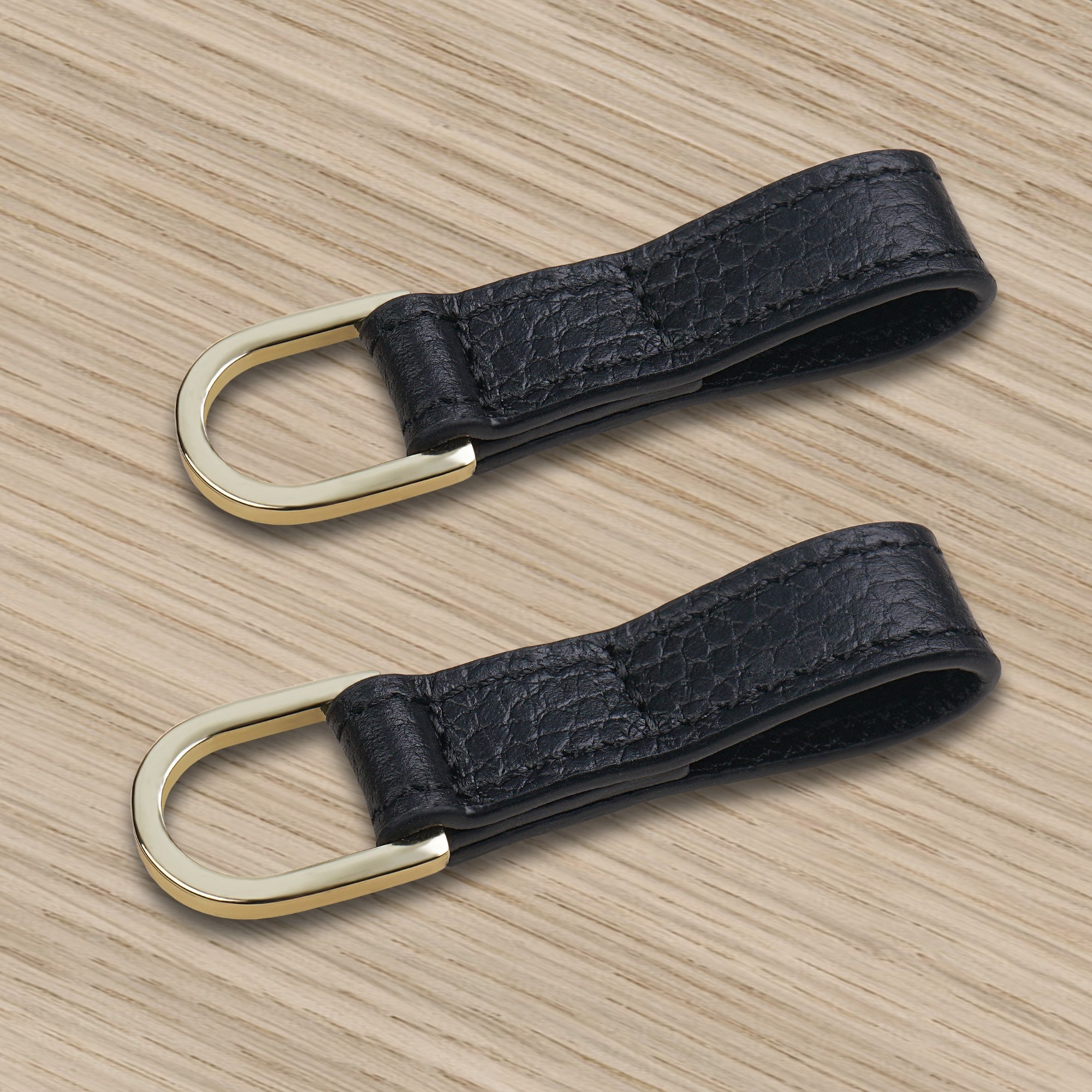 Hermès Kelly black strap in cloth and leather – Maison Vivienne