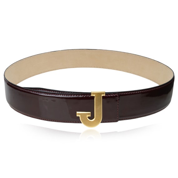 NEW Chocolate Brown Patent Leather Belt Chocolate Brown Patent Leather Belt: Skinny Women main image 4