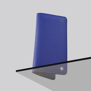 Portefeuille en cuir pour femme Continental Electric Blue - portefeuille en cuir - portefeuille en cuir de qualité grand