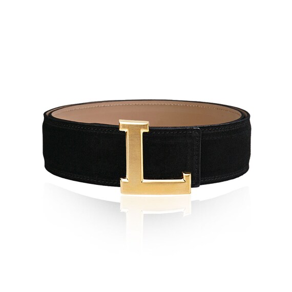 Reversible Belt Leather Belt Suede Belt Black 32 Mm 1.25  display picture 3